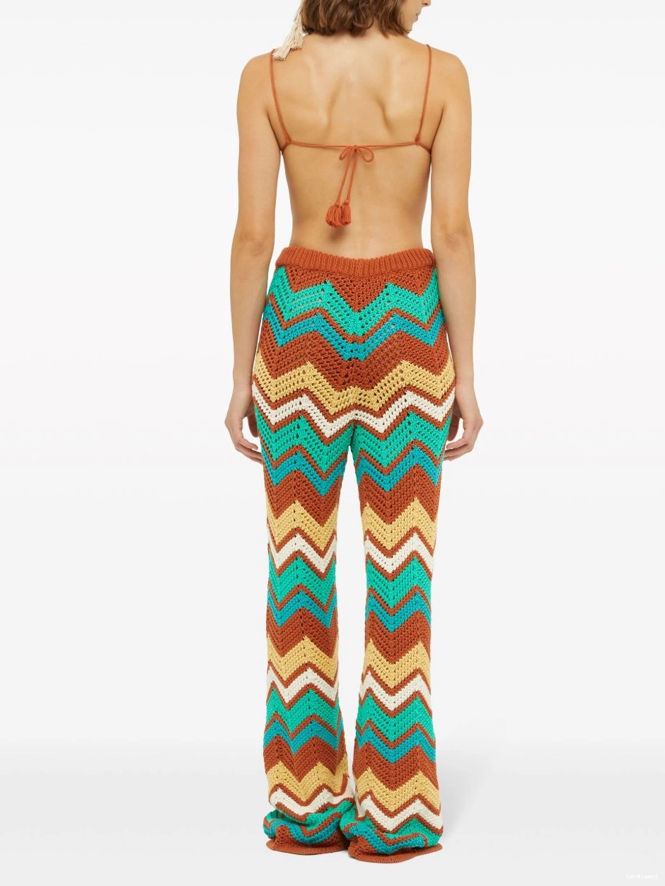 Cheap Women trousers chevron Alanui Kaleidoscopic knit 0731